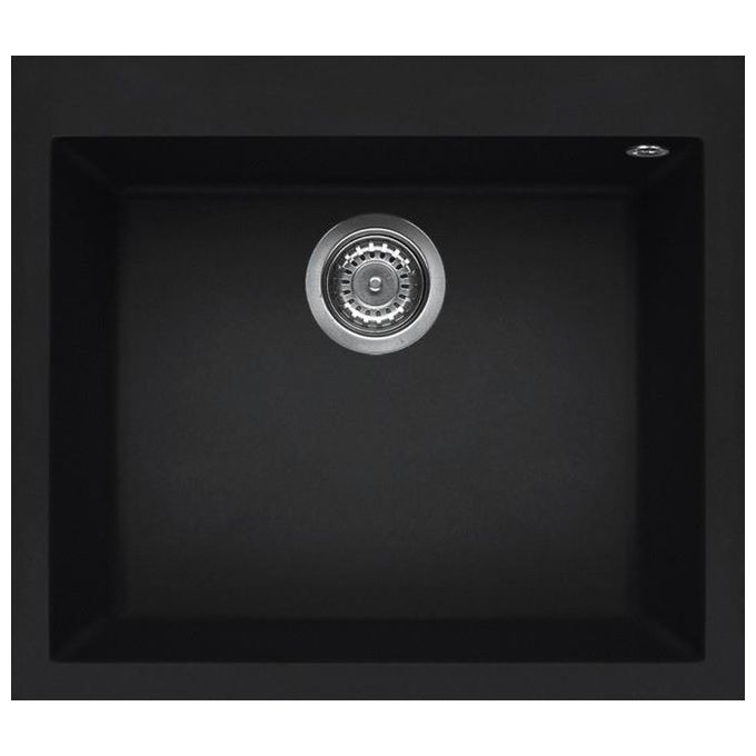 Elleci LKQ10586 Quadra 105 Lavello Keratek 1 Vasca 54 cm Nero