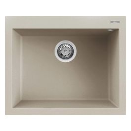 LKQ11095 Quadra 110 Lavello Keratek 1 Vasca 61 cm Champagne