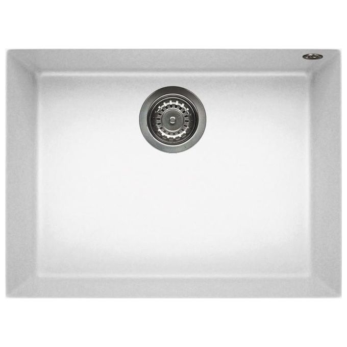 Elleci LKQ11096BSO Quadra 110 Lavello Keratek 1 Vasca 58 cm Bianco