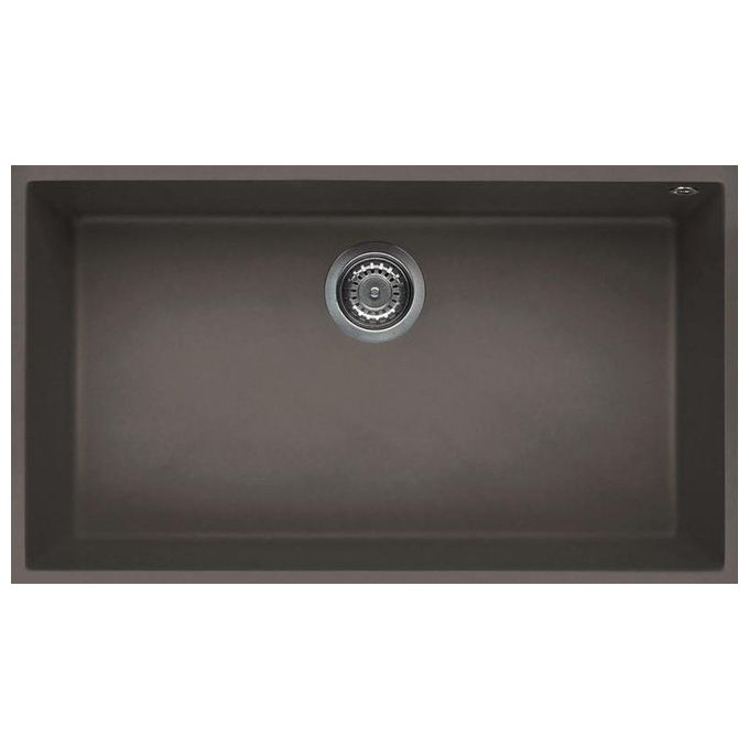 Elleci LKQ13093BSO Quadra 130 Lavello Keratek 1 Vasca 76 cm Grigio