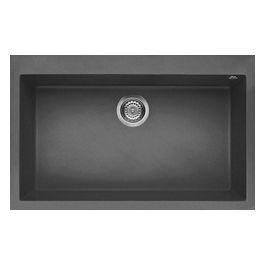 LKQ13099 Quadra 130 Lavello Keratek 1 Vasca 79 cm Grigio scuro