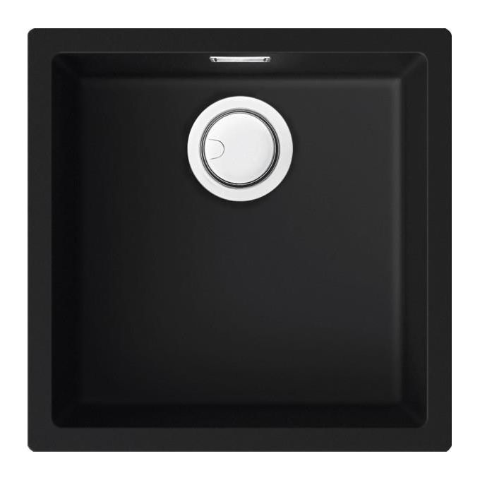 Elleci LKZ10286 Zen 102 Lavello Keratek Plus 1 Vasca 46 cm Nero