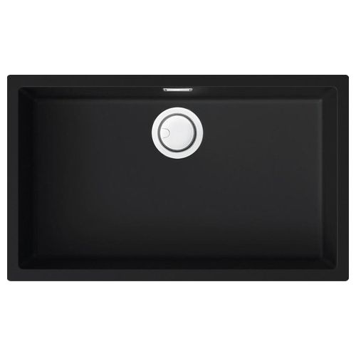LKZ13086 Zen 130 Lavello Keratek 1 Vasca 76 cm Nero