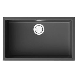 LKZ13099 Zen 130 Lavello Keratek 1 Vasca 75 cm Grigio scuro