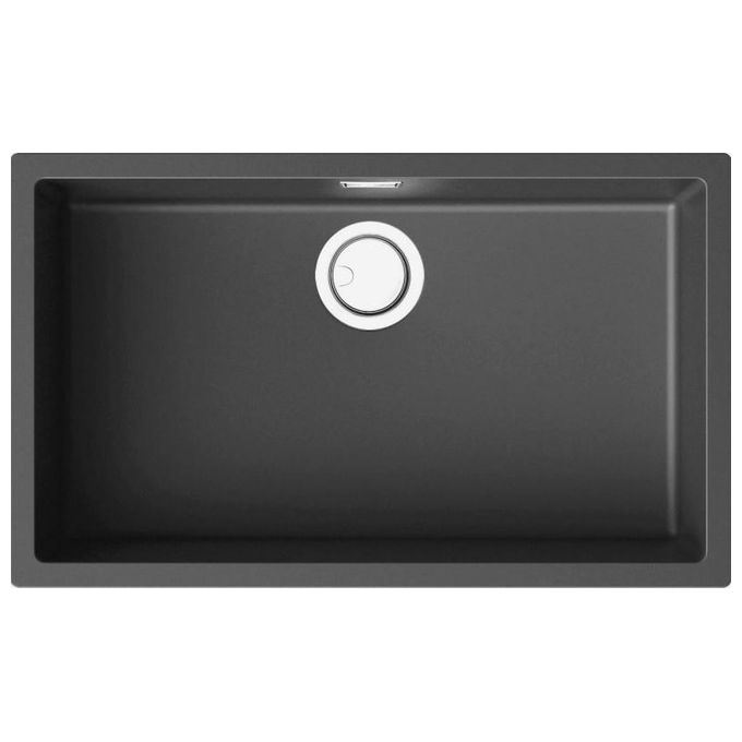 Elleci LKZ13099 Zen 130 Lavello Keratek 1 Vasca 75 cm Grigio scuro