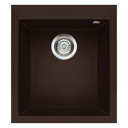 LMQ10078 Quadra 100 Lavello Metaltek 1 Vasca 41 cm Espresso