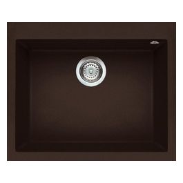 LMQ11078 Quadra 110 Lavello Metaltek 1 Vasca 61 cm Espresso