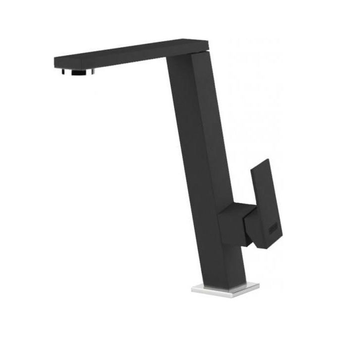 Elleci MGKBLA40 Blade Miscelatore monocomando con canna girevole inclinata Design Nero 40