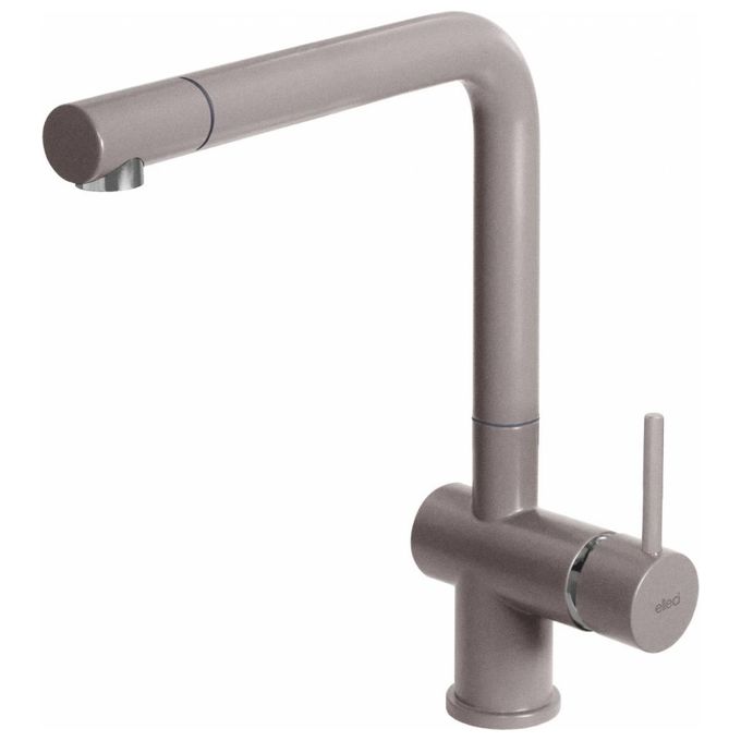 Elleci MGKSTR43 Rubinetto Cucina Miscelatore Monocomando con Doccetta Estraibile in Granitek colore Grigio Talpa