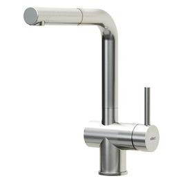 MIKC02CR Miscelatore monocomando Cucina con doccetta estraibile finitura Granitek Cromato
