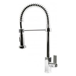 MIKLENCR Lena Miscelatore monocomando con canna alta girevole e doccetta Design Cromato