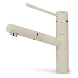 MGKREN62 Reno Miscelatore monocomando con canna girevole e doccetta estraibile Bianco Antico 62