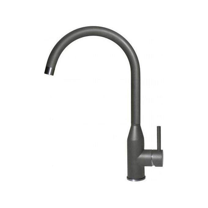 ELLECI Adige MKKADI99 Miscelatore monocomando con canna girevole Keratek Grigio Scuro per cucina