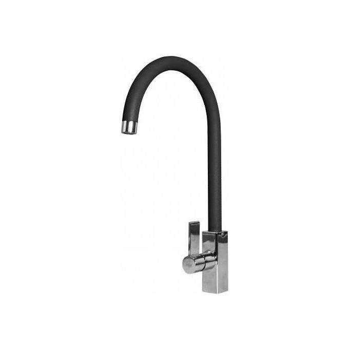 Elleci Rain MKKRAI86 Miscelatore monocomando con canna girevole Keratek Nero