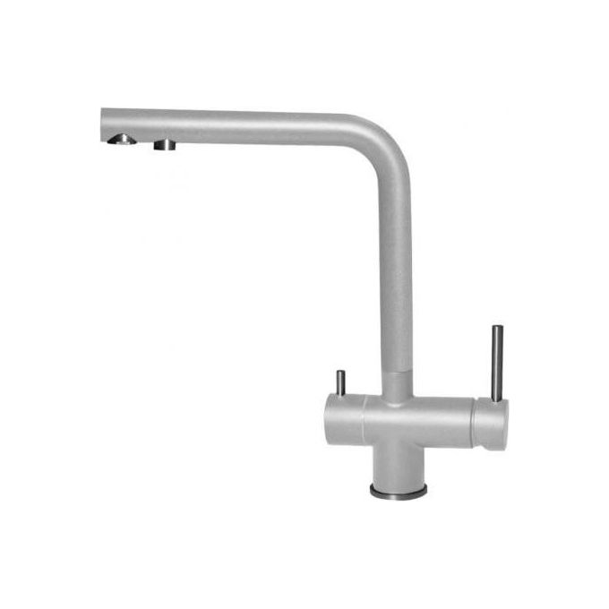 Elleci Tourmaline MMKTOU79 Miscelatore filtrante monocomando con canna girevole Metaltek Green Aluminium