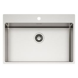 New LIM700SAC Lavello Inox Compass 700 740x510x200mm 1 Vasca Satinato Cartone