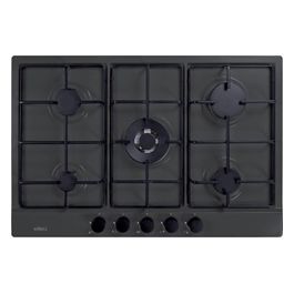 PGSS75359CB Piano Cottura da Incasso Style 75 5 Fuochi Gas Antracite 59 Griglie Lamellari