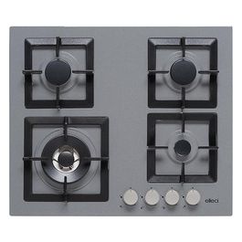 PMSP60173WS Linea Plano 60 TCL Piano Cottura a Gas 4 Zone  1 Tripla Corona 60 cm 73 Metal Titanium
