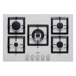 PMSP75179CS Linea Plano Piano Cottura a Gas 5 Zone 1 Ultrarapido a Tripla Corona centrale Griglie Ghisa 75 cm Aluminium 79