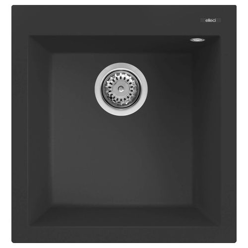 QUADRA 102 Lavello 1 vasca cm. 47x50 granitek nero