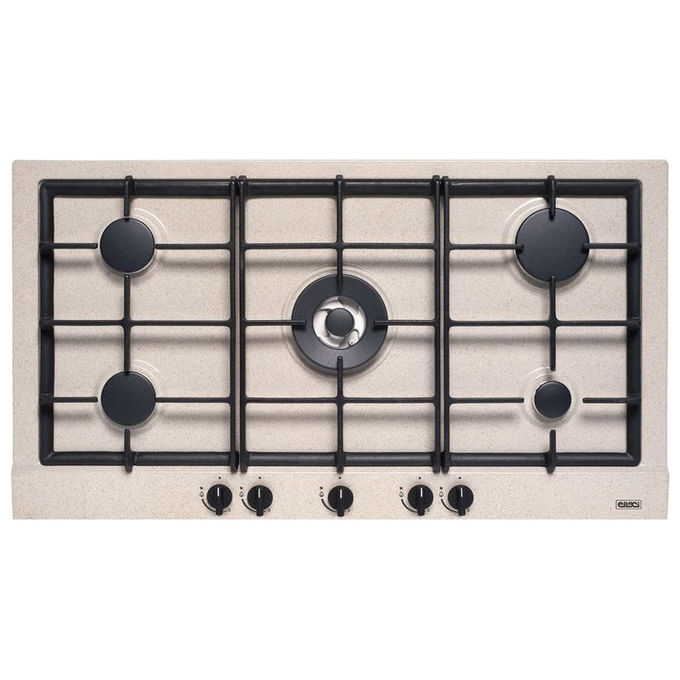 Elleci Style 90 Avena PGSC90151CN Piano Cottura Gas 5 Fornelli Da Incasso