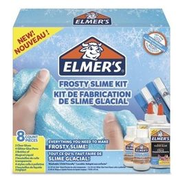 ELMER'S Kit per Slime Frosty, Colla Vinilica Trasparente, Penne con Colla Glitterata e Liquido Magico Attivatore di Slime