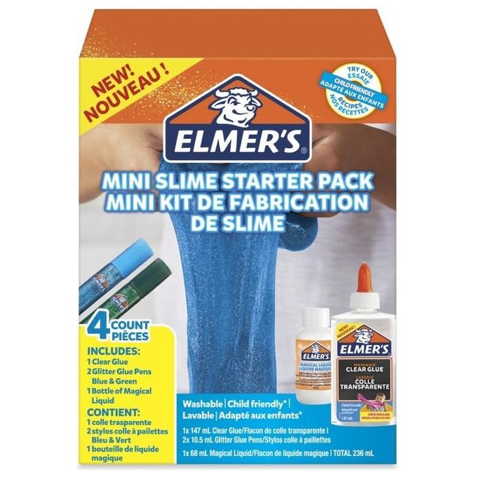 Elmer's Colla Opaca Slime Kit 4 pezzi