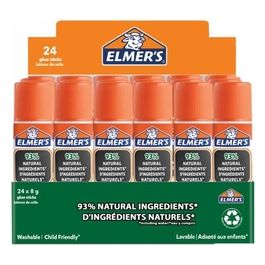 Elmers Confezione 24 PURE SCHOOL Colla Stick 8gr