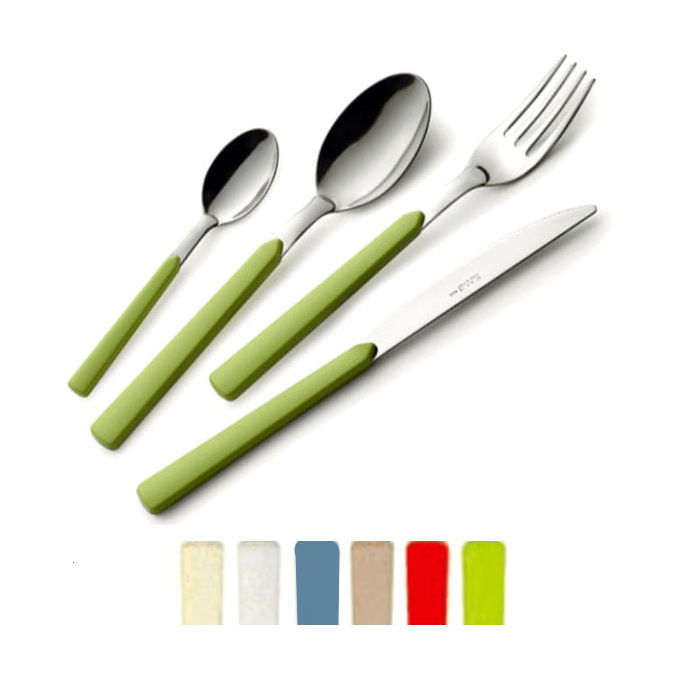 Eme Posate Acciaio Celeste 24 Pezzi Fast