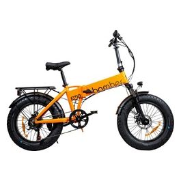 EMG Fat Bike Bomber 250W con Telaio 17" Foldable Ruota 20" Freni a Disco A/P Cambio Shimano e Batteria 10Ah