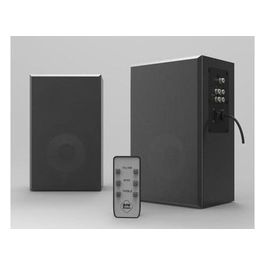 Casse Acustiche Cablate 130W RMS 60/20KHz con Telecomando Nero