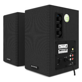ECO100 Plus Sistema Audio Amplificato 2.0 Cablato, Nero, 70W