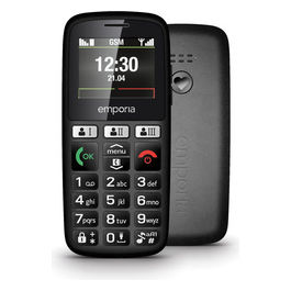 Happy Telefono per Anziani Nero