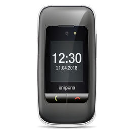 One, Telefono per Anziani, Grigio Argento, 6.1 cm