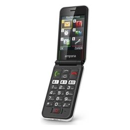 Emporia SIMPLICITYglam 4G 2.8" 106gr Nero/Bianco Telefono per Anziani