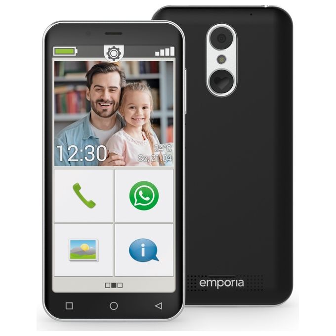 Emporia Smart.4 5" Sim Singola Android 10.0 4G Usb Tipo-C 3Gb 32Gb 2500 mAh Nero