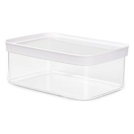 Barattolo 2 Litri Optima Dry Storage Chiusura Ermetica Bianco
