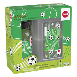 Bimbo Set Regalo con Borraccia e Clipbox Verde