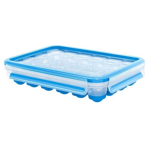 514549 Clip & Close Vaschetta per Ghiaccio 24 cubetti ermetica lavastoviglie senza BPA colore Blu