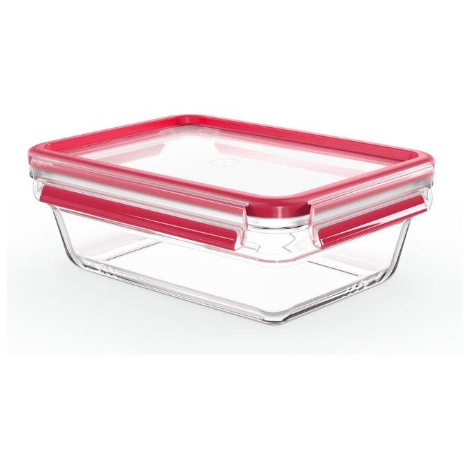 Emsa Clip e Close N1041000 Recipiente per Cibo Rettangolare Scatola 1.3 Litri Trasparente