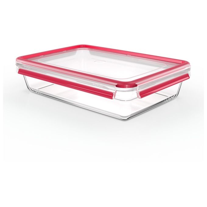 Emsa Clip e Close N1041200 Recipiente per Cibo Rettangolare Scatola 3 Litri Trasparente