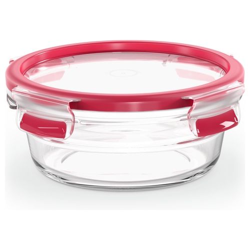 Clip e Close N1040300 Recipiente per Cibo Rotondo Scatola 0.6 Litri Trasparente 1 Pezzo