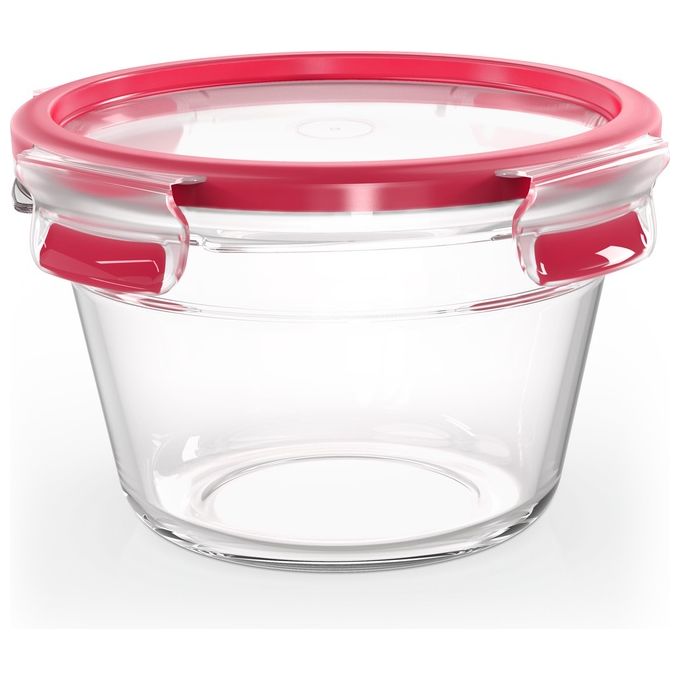 Emsa Clip e Close N1040400 Recipiente per Cibo Rotondo Scatola 0.9 Litri Trasparente