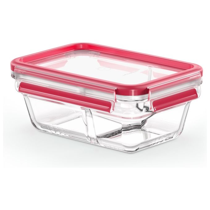 Emsa Clip e Close N1040700 Recipiente per Cibo Rettangolare Scatola 0.8 Litri Trasparente