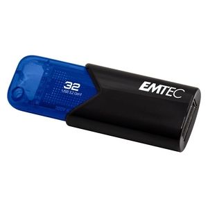 Emtec B110 Click Easy 3.2 Unita' Flash USB 32Gb USB tipo A 3.2 Gen 2 Nero/Blu