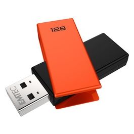 C350 Brick Unita' Flash Usb 128Gb Usb Tipo A 2.0 Nero/Arancione