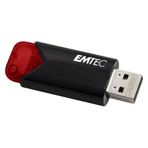 Emtec Click Easy Unita' Flash 16Gb USB tipo A 3.2 Gen 2 Nero/Rosso