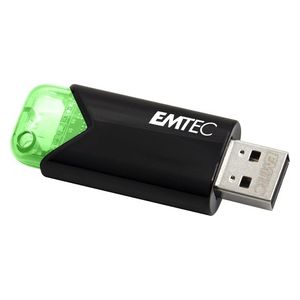 Emtec Click Easy Unita' Flash USB 64Gb USB tipo A 3.2 Gen 1 Nero/Verde