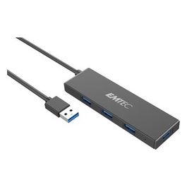ECHUBT620A Hub UltraSlim Usb 3.2 4 Porte Usb e 1 Micro Usb