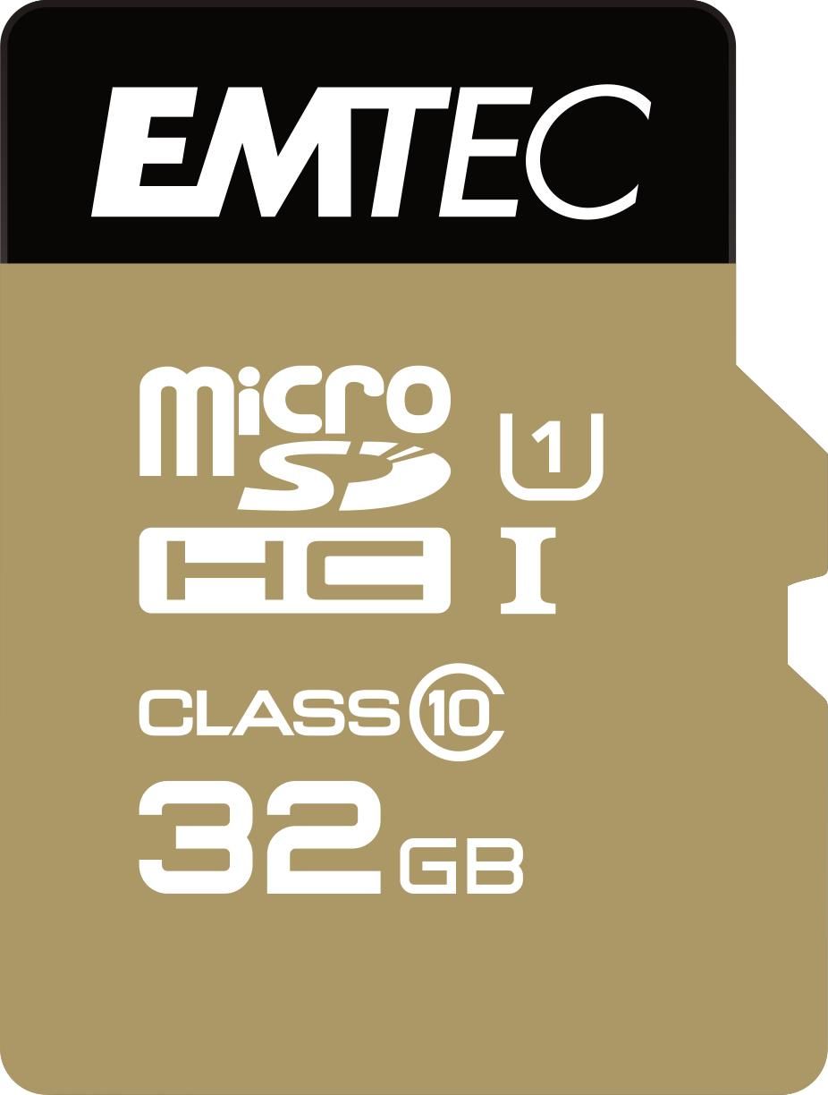 Emtec Gold+ ECMSDM32GHC10GP Micro
